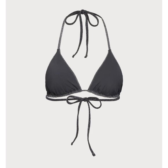 Berlook Black Shimmer Two Piece Swimsuit String Bikini Size XL NEW W Bag - Picture 6 of 13